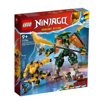 Конструктор LEGO Ninjago, Нинджа роботите на Лойд и Арин