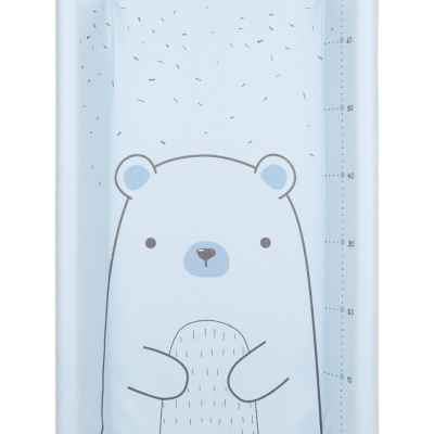 Твърда PVC подложка за повиване Kikka Boo Bear with me Blue, 70х50см
