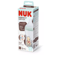 Шише Nuk Perfect Match, 3+ м РР 260 мл. със силиконов биберон за хранене M, Disney Мечо Пух-BJi52.png