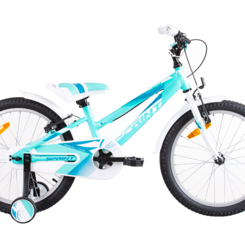 Детски велосипед Sprint Calypso 20, резида с бяло