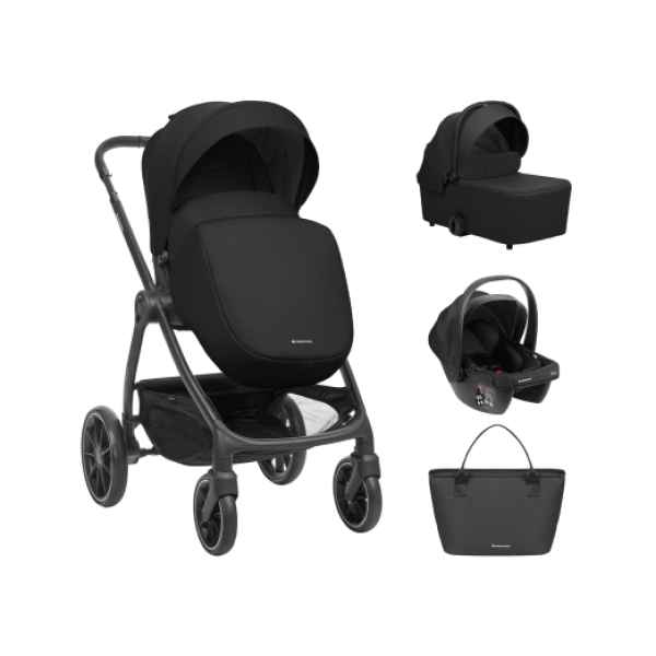 Комбинирана бебешка количка 3в1 Kikka Boo Modena, Black-BODnO.jpeg