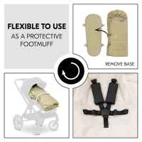 Порт бебе, чувалче за количка и одеяло 3 в 1 Hauck Carry N Play, Green-BUVuE.jpeg