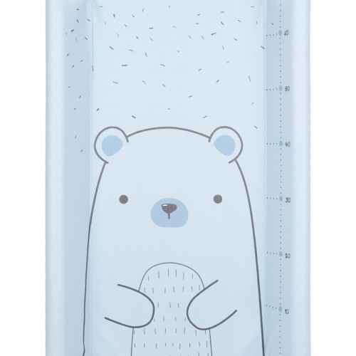 Твърда PVC подложка за повиване Kikka Boo Bear with me Blue, 80х50см