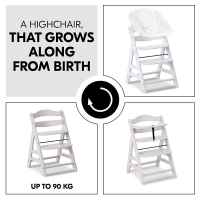 Дървено столче за хранене Hauck Alpha+, Creme-BivIh.jpeg