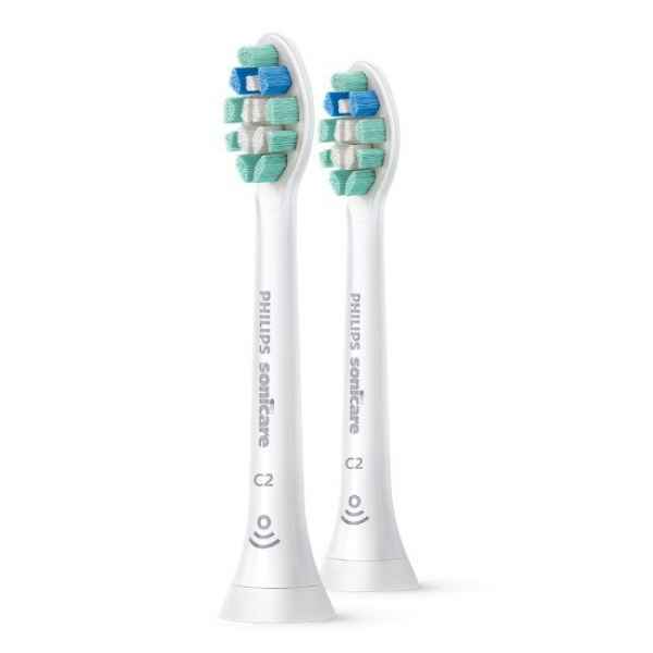 Сменяема резервна глава C2 Optimal Plaque Defence Philips Sonicare, бяла 2 бр.-Blrfp.jpeg