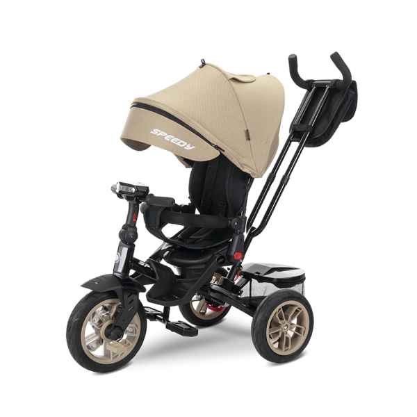Триколка Lorelli Speedy с въздушни гуми, Beige-BmMUC.jpeg