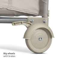 Бебешка кошара 2 нива Lorelli Carina, Green stars-BmsuB.jpeg