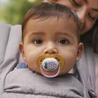 2 бр. залъгалки Philips Avent Ultra Air Happy 6-18м, розови с цвете и калинка-BnKkY.jpeg