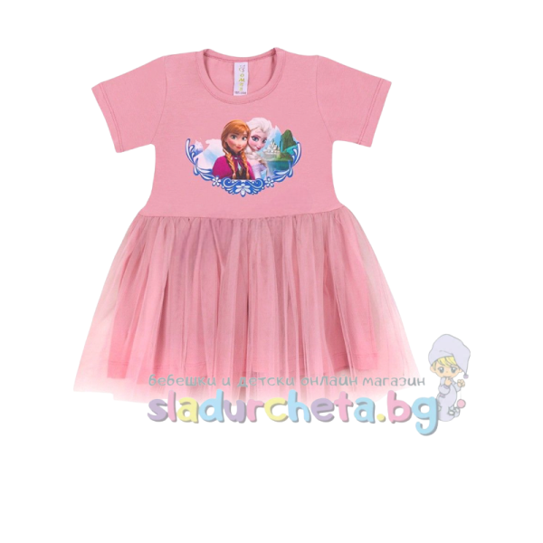 Детска рокля Комес, цвят пепел-BpJUz.png