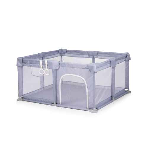 Бебешка кошара за игра Chipolino Fiesta120/120 см, сива