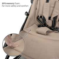 Лятна бебешка количка Lorelli Makaya с ротация 360, Beige-BvP3f.jpeg