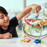 Рибка Zuru Robo Fish, оранжева с три бели линии-BwSgz.jpeg