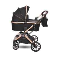 Комбинирана бебешка количка 3в1 Lorelli Glory, Black Diamond + Адаптори-C7mmD.jpeg