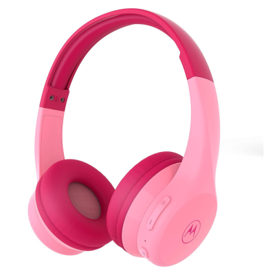 Детски безжични слушалки Motorola Moto JR300, Pink