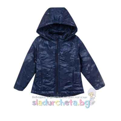 Детско яке Вега-М, тъмно синя щампа