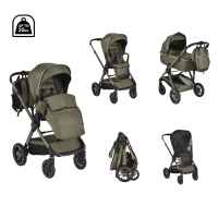 Комбинирана бебешка количка 3в1 Cangaroo iClick, Зелена-CQy1g.jpeg
