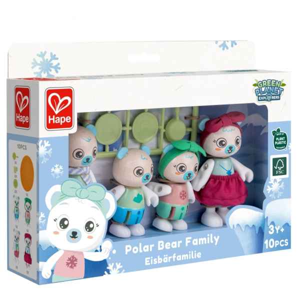 Комплект дървени фигури Hape, Семейство полярни мечки, 10 части-CXLnr.jpeg
