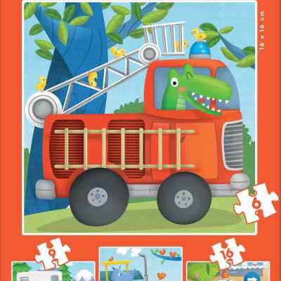 Пъзел Educa, Спасителен отряд, 6-9-12-16 части