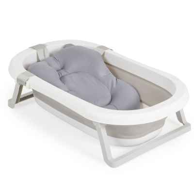 Комплект за къпане със сгъваема вана Moni Palma, сив