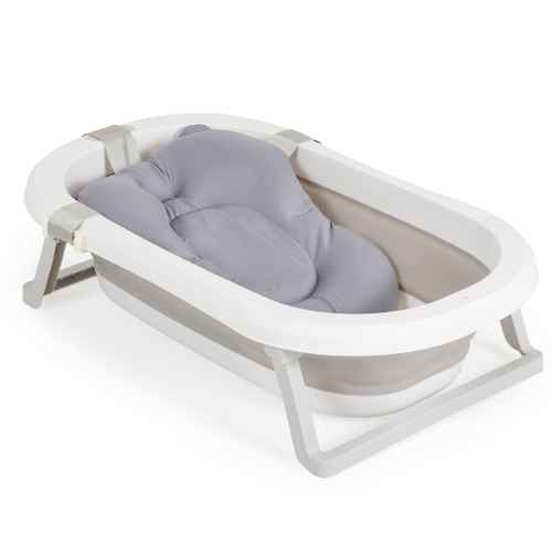 Комплект за къпане със сгъваема вана Moni Palma, сив