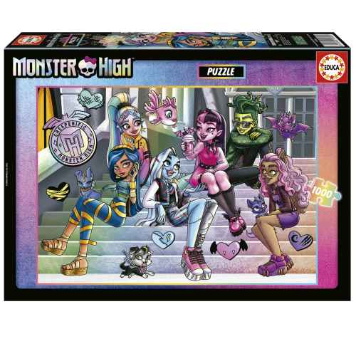 Пъзел Educa, Monster High, 1000 части