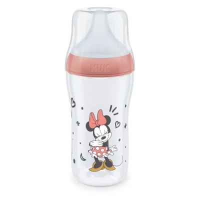 Шише Nuk Perfect Match, 3+ м РР 260 мл. със силиконов биберон за хранене M, Disney Minnie