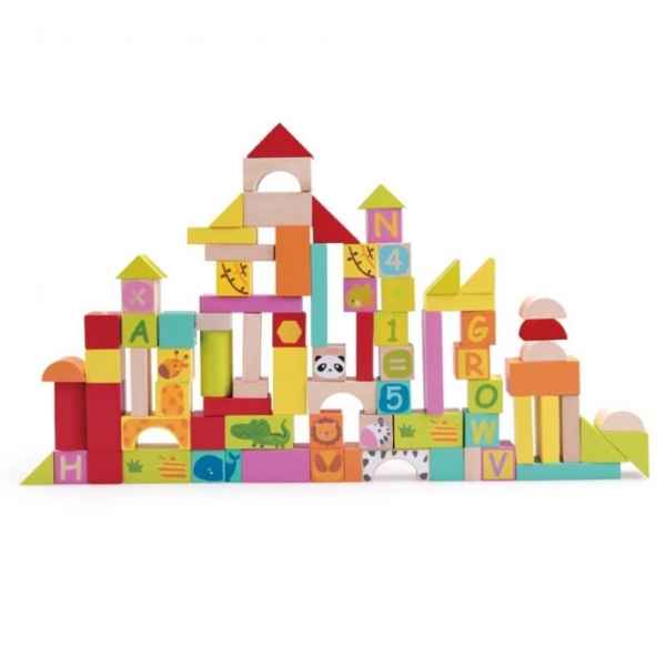 Образователен конструктор Classic World, с различни видове дървени блокчета-CysTY.jpeg