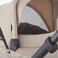 Бебешка количка 2в1 Mutsy NIO Cosmic Sand, пакет от черно шаси със седалка + кош за новородено, с черни колела и черни кожени елементи-CzLLL.jpeg