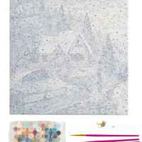 Творчески комплект Craft Buddy, Рисуване по номера, Завръщане на село за Коледа-D0xZz.jpeg