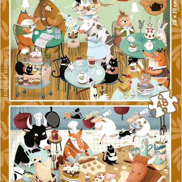 Пъзел Educa, Горски приказки 2 в 1, 2 х 48 части-D69IT.jpeg