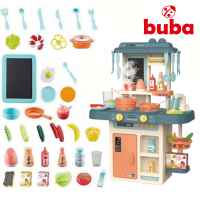 Детска кухня Buba Home Kitchen, 42 части, сива-DEMUa.jpeg