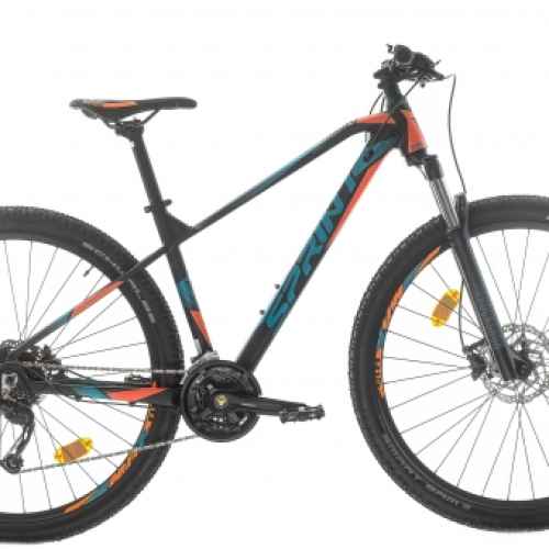 Велосипед Sprint Apolon 29, черен/ оранжев