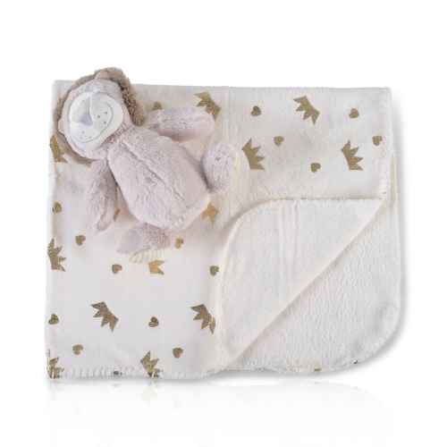 Бебешко одеяло Cangaroo с играчка Lion 90/75 cm