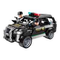 Конструктор Qman, Mine City, Полицейски автомобил, 686 части-DPypp.jpeg