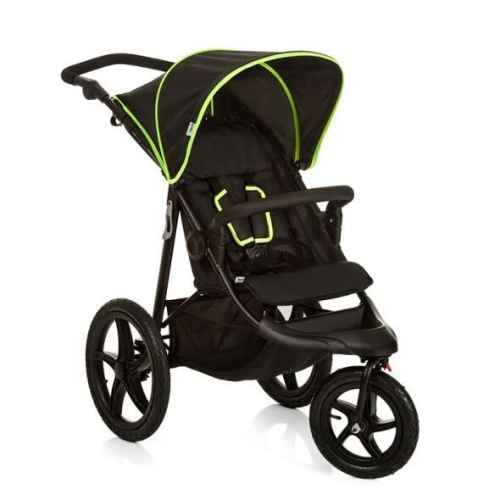 Бебешка лятна количка триколка Hauck Runner, Black/Neon Yellow