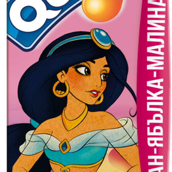 Нектар Queen's, Банан, ябълка и малина 200 мл-DV1DF.png