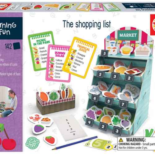 Образователна игра Educa, Списък за пазаруване, 142 части