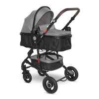 Комбинирана бебешка количка Lorelli Alba Premium, Opaline Grey + Адаптори-DgHKS.jpeg