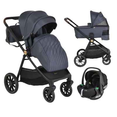 Комбинирана бебешка количка 3в1 Cangaroo Celebrity, Graystone