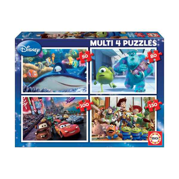 Пъзел 4в1 Educa, Пиксар, 50-80-100-150 части-E4rPL.jpeg