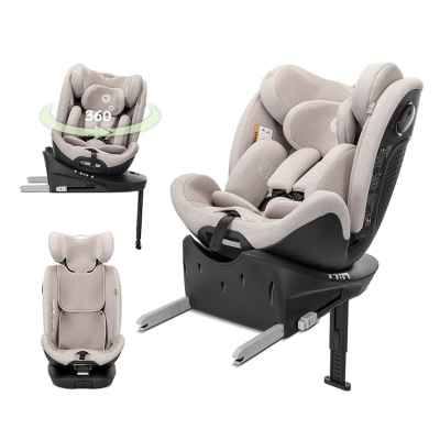 Столче за кола Lorelli Perseus i-Size ISOFIX Support Leg 360, Beige