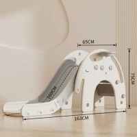 Детска пързалка с баскетболен кош Feelkids, Слонче кафява-E8Xdb.jpeg