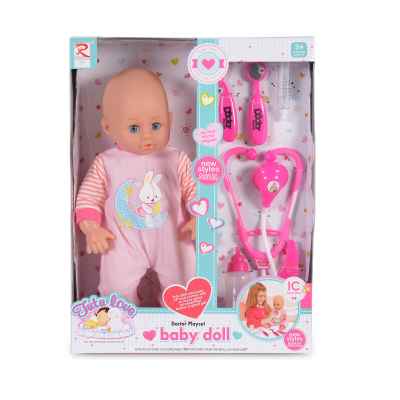 Кукла Moni 36cm с докторски комплект