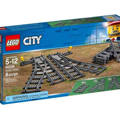 Конструктор LEGO City Релси и стрелки