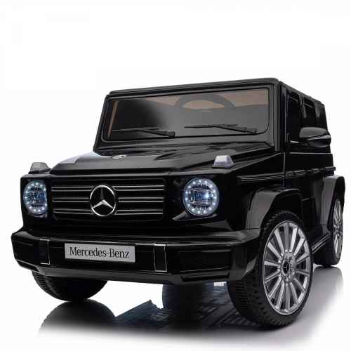 Акумулаторен джип JJ Mercedes G 500 AMG, черен металик