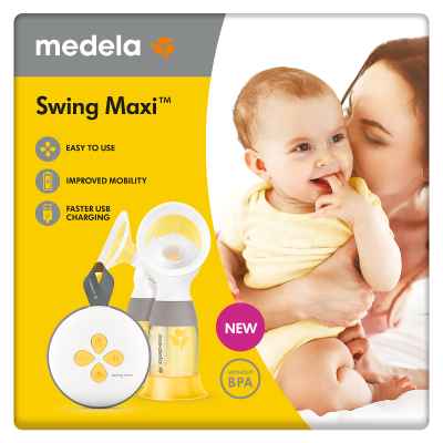 Двуфазна електрическа двойна помпа Medela Swing Maxi Flex