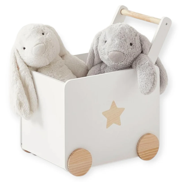 Дървена кутия за играчки Ginger, Бяла-EQAAH.png