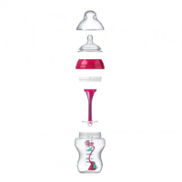 Шише за хранене Tommee Tippee Advanced Anti-Colic 3м+, 340 мл, Розово-ETV8B.png