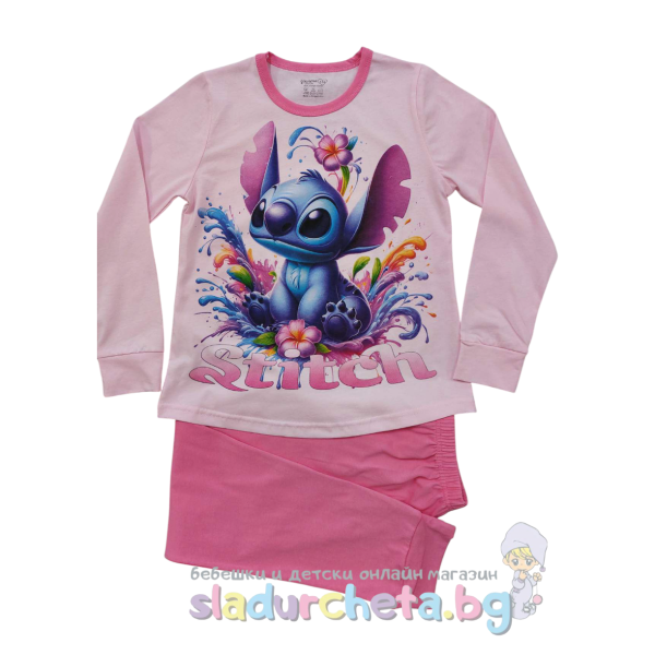 Детска пижама Венера, Стич розова-EW0gN.png