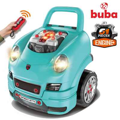 Детски интерактивен автомобил/игра Buba Motor Sport, Син